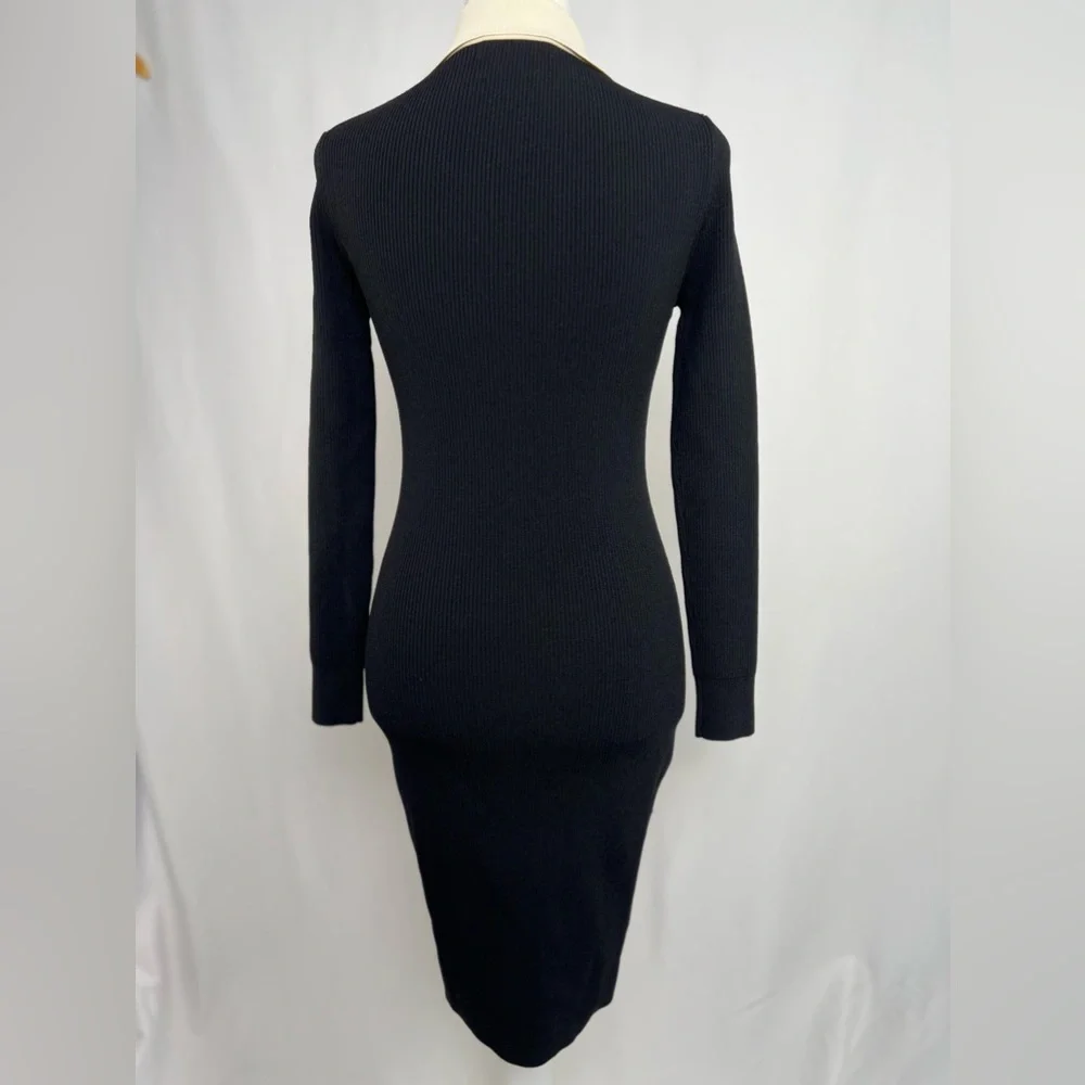 NEW / J.crew Contrast-trim sweater-dress - Picture 3 of 3